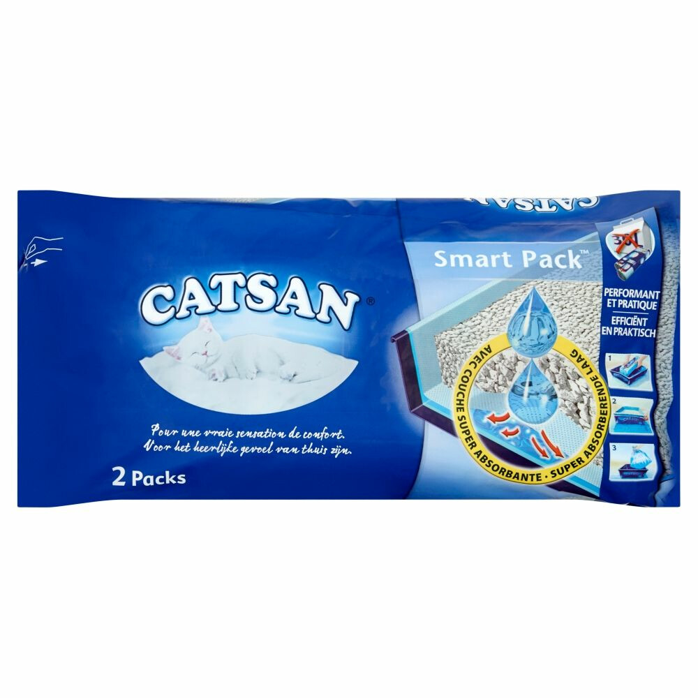 Catsan Hygiene Plus Kattenbakvulling Smartpack2 x 4 liter