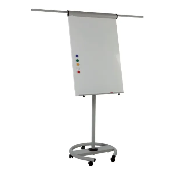 Flipovertavle, Bi-Office Covertible, 100 x 70 cm, på hjul, justerbart