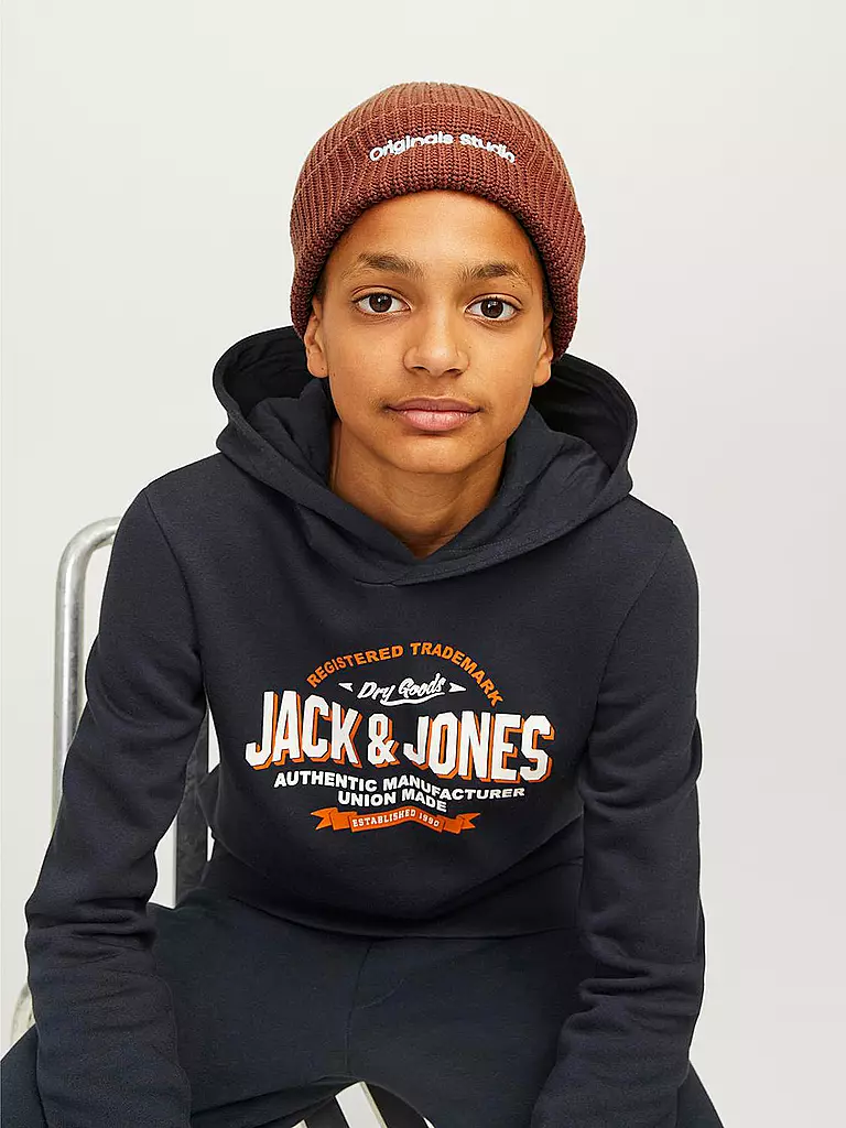 JACK & JONES Jungen Mütze - Haube JACVESTERBRO braun