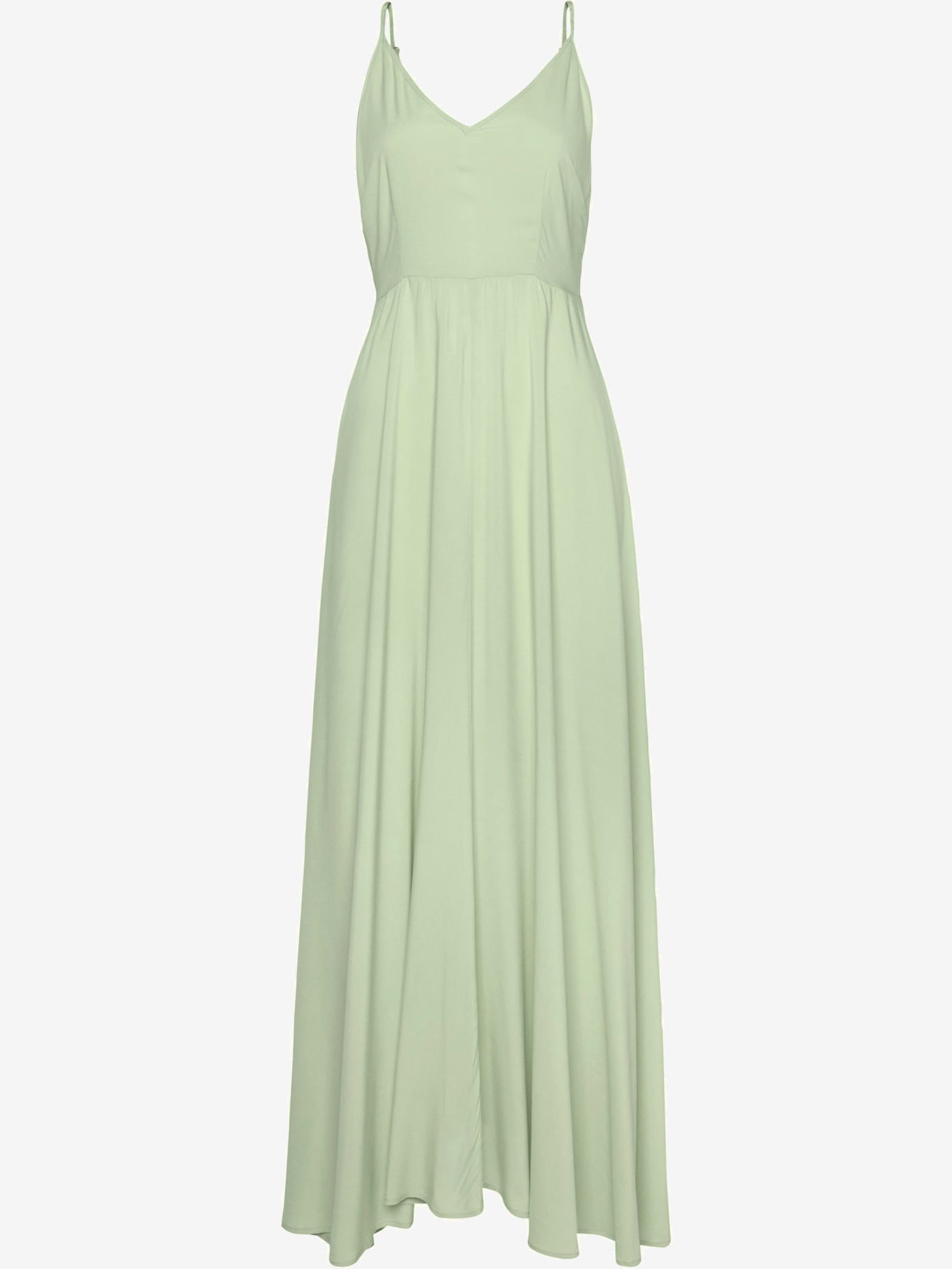 Robe longue belle encolure en v