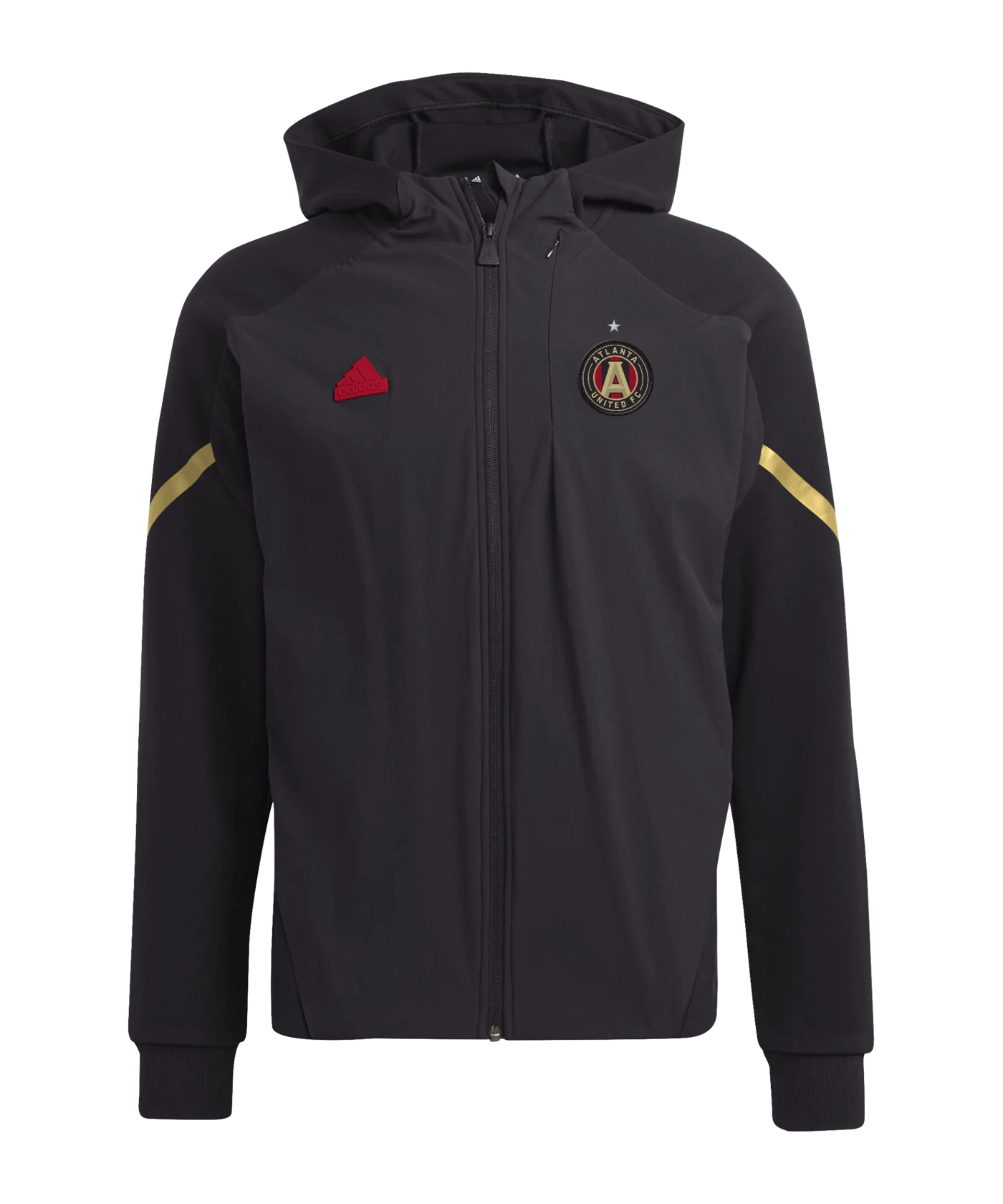 adidas Atlanta United Anthem Jacke Schwarz