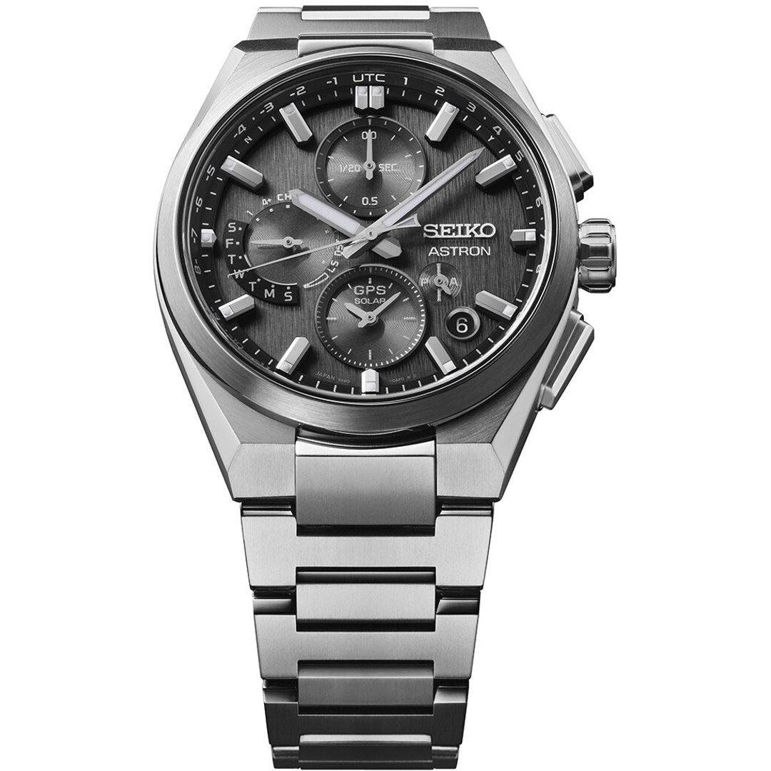 Seiko Astron 5X GPS Solar Dual Time Chronograph 42mm