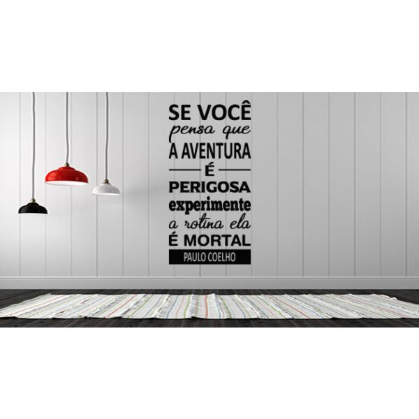 MyStickit Vinil Autocolante Se Pensa Que 50x100cm Preto