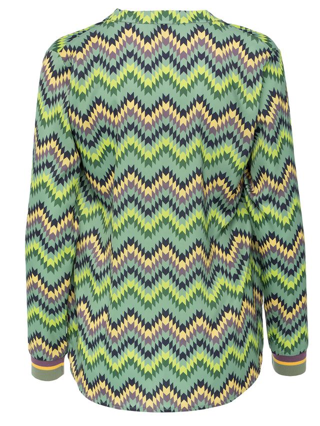 Bluse Ethno-Print