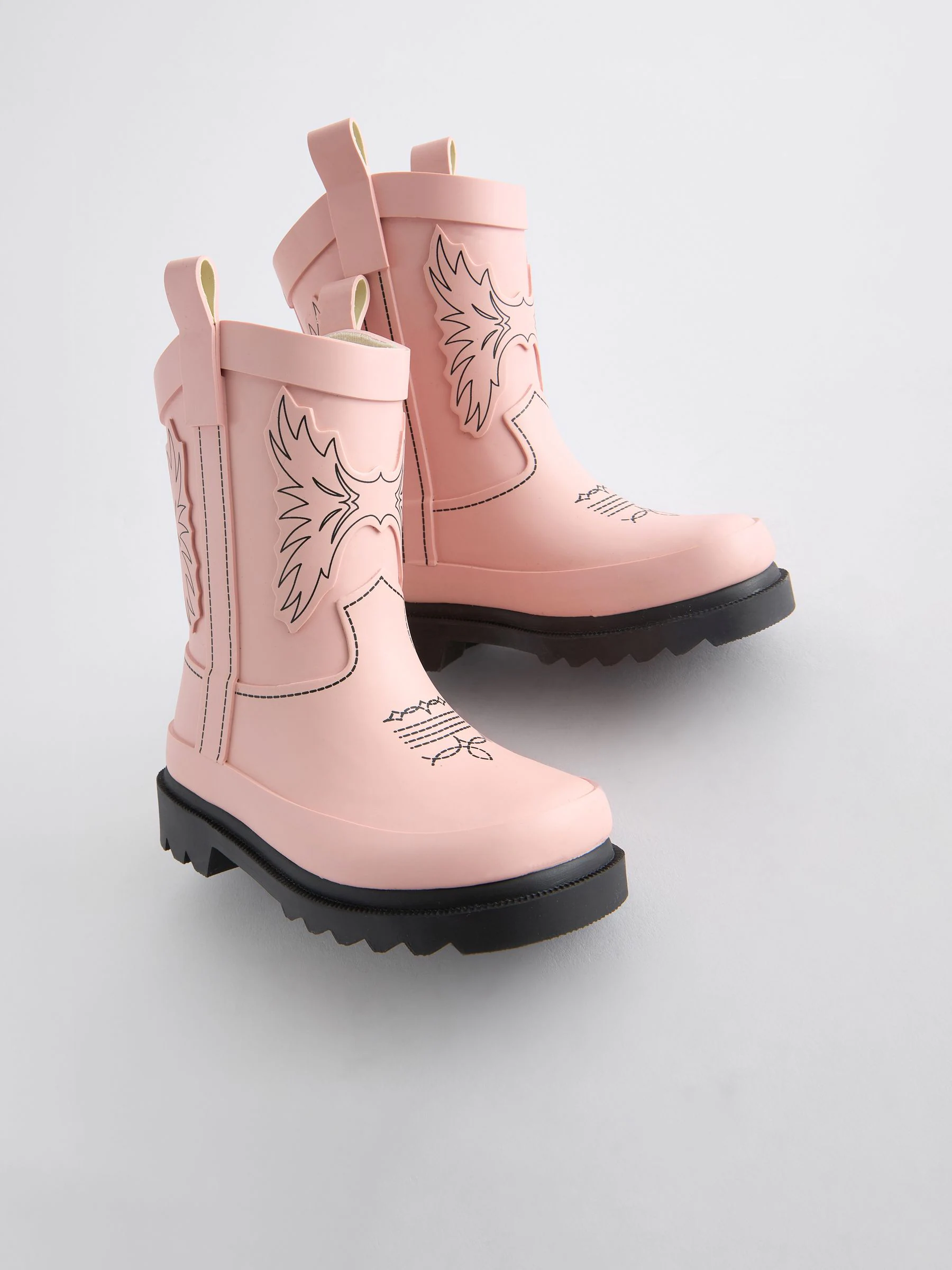 Roze - Western regenlaarzen