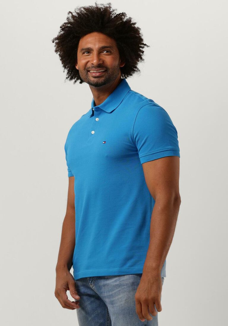 TOMMY HILFIGER blauwe tommy hilfiger polo 1985 slim polo