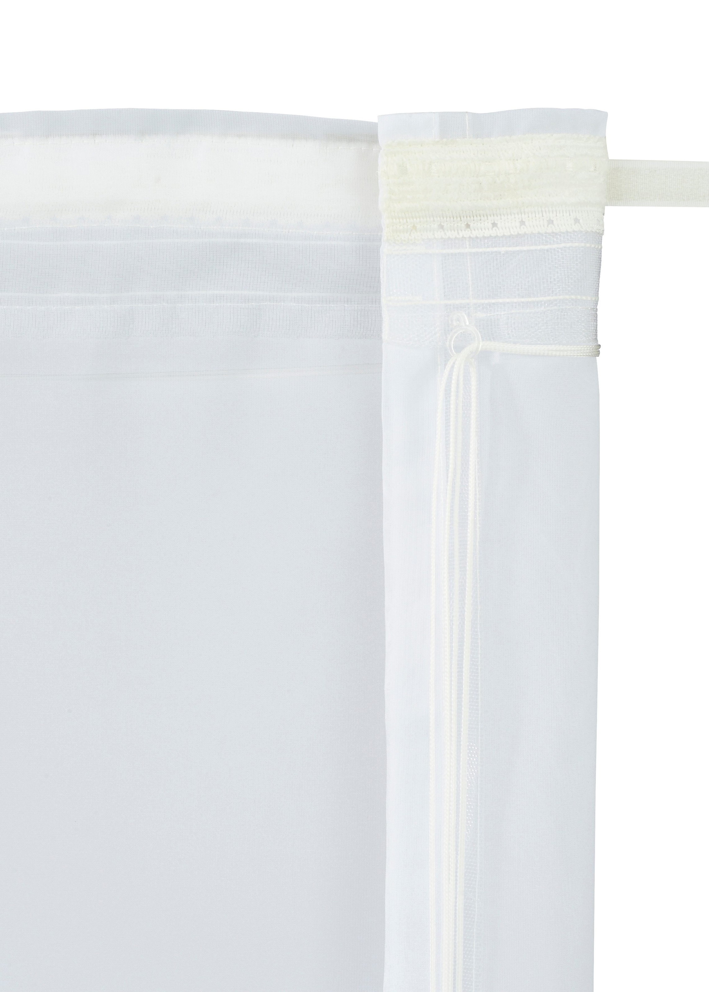 my home Raffrollo »Camposa« mit Klettband Transparent, Voile, Polyester