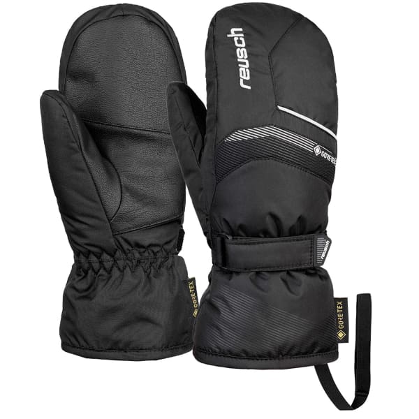 Moufle ski REUSCH BOLT GTX JUNIOR MITTEN BLACK/WHITE