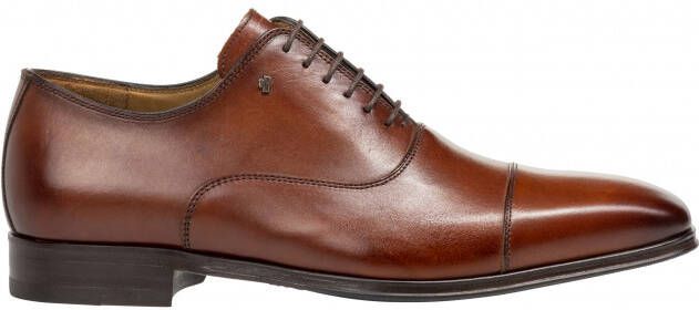 Van Bommel RAFFA~02.00~~~~~~~~~~~~~~~~~~~ Nette herenschoenenHeren veterschoen Cognac