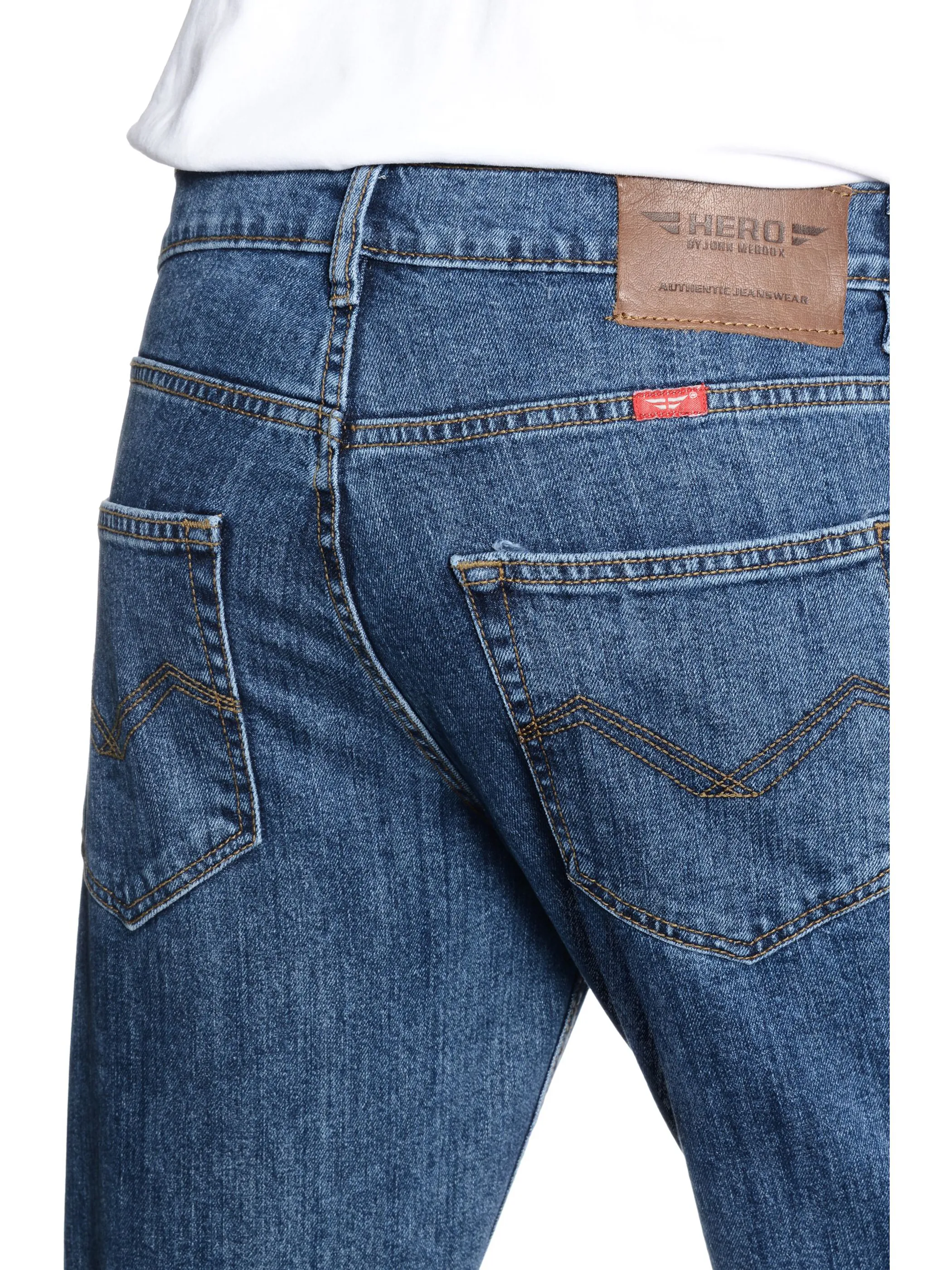 Herren Jeans Regular Straight Stretch