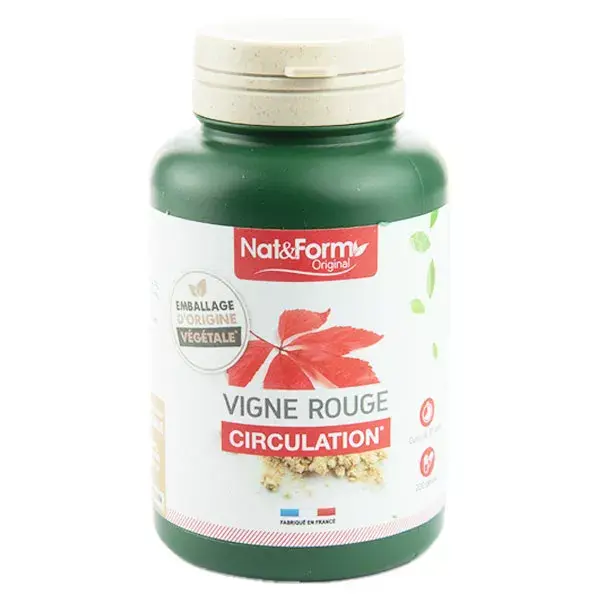 Nat & Form Original Red Vine 200 cápsulas