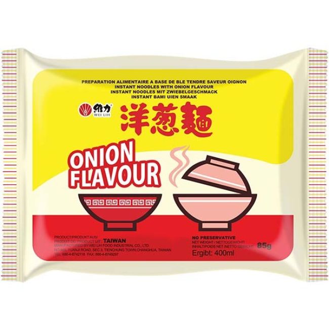 Wei Lih Instant Noedels Uiensmaak 85g