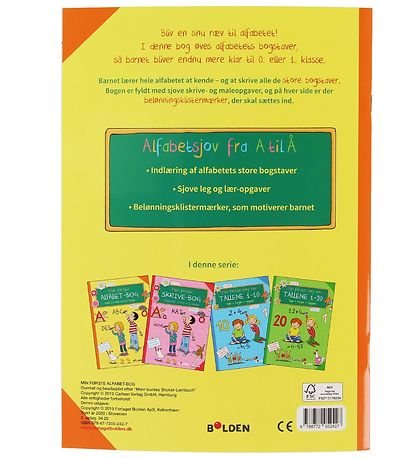 Forlaget Bolden Aktivitätsbuch - Min Første Alfabet-Bo - Dänisch