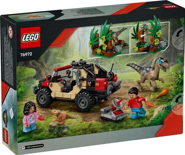 LEGO Jurassic World 76972 Offroad-flugt fra raptor