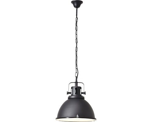 Hanglamp, 1-lichts, HxØ 133x38 cm, zwart