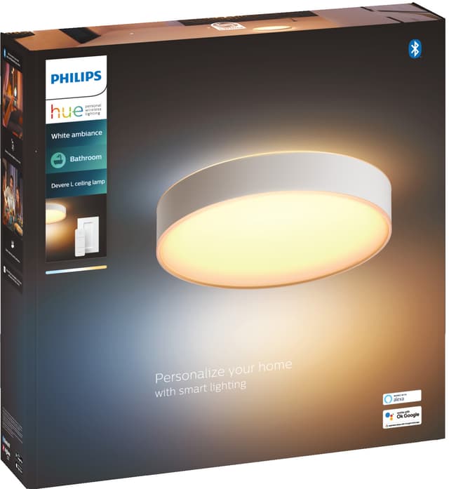 Philips Hue Devere L loftslys (hvid)