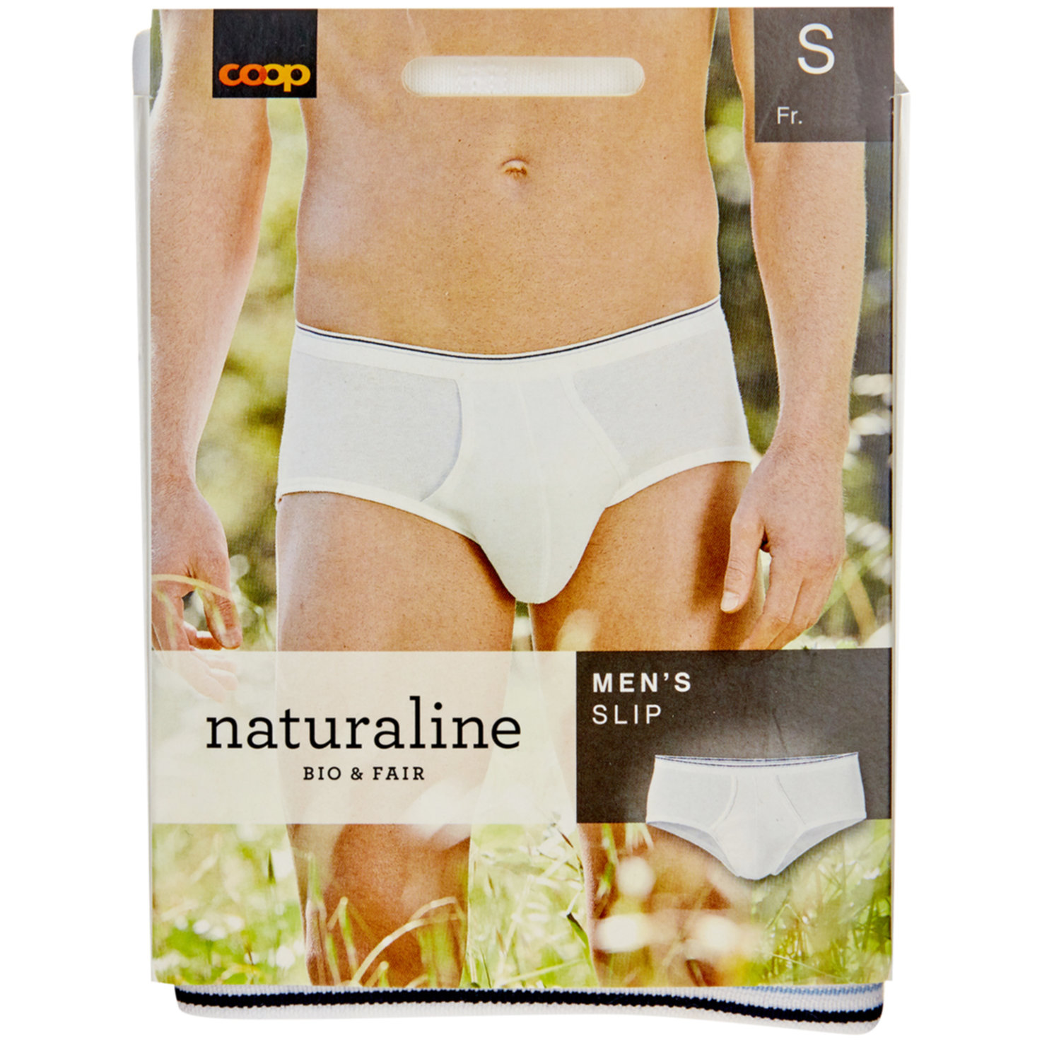 Naturaline Herren Slip weiss S