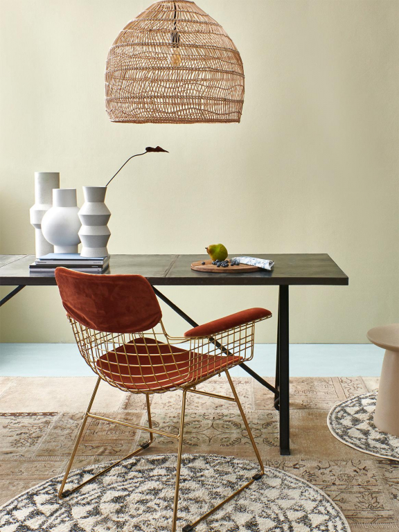 HKliving Wicker hanglamp medium naturel