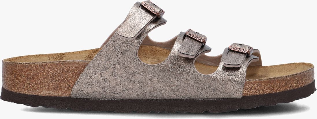 bronskleurig birkenstock slippers florida bs