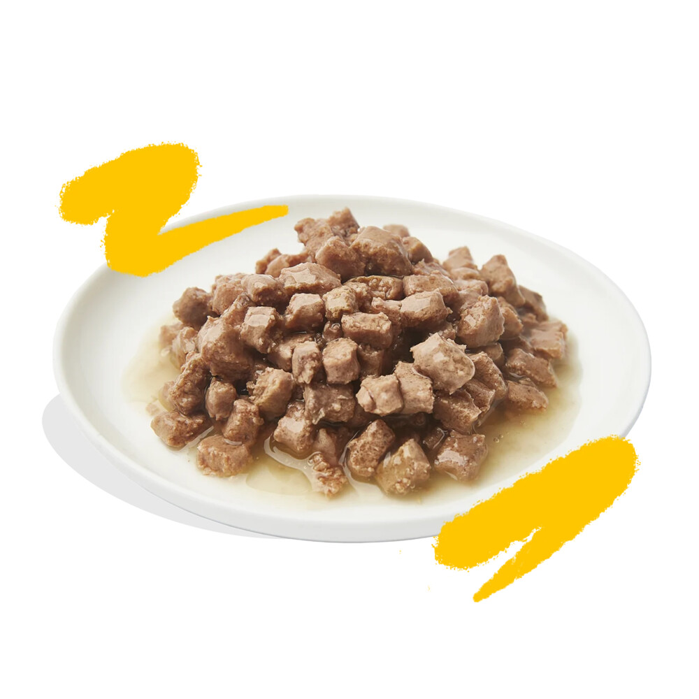 Edgard & Cooper Kattenvoer Chunks Kip - Kalkoen85 gr