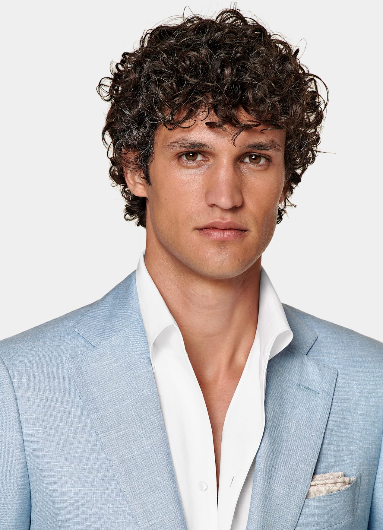 Costume Lazio coupe Tailored bleu clair