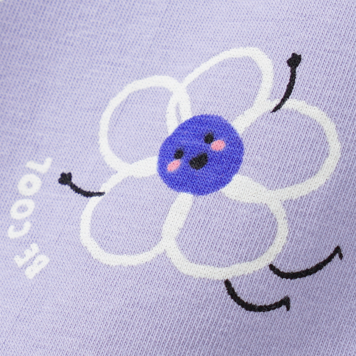 Topomini Baby T-Shirt mit Blumen-Allover helllila