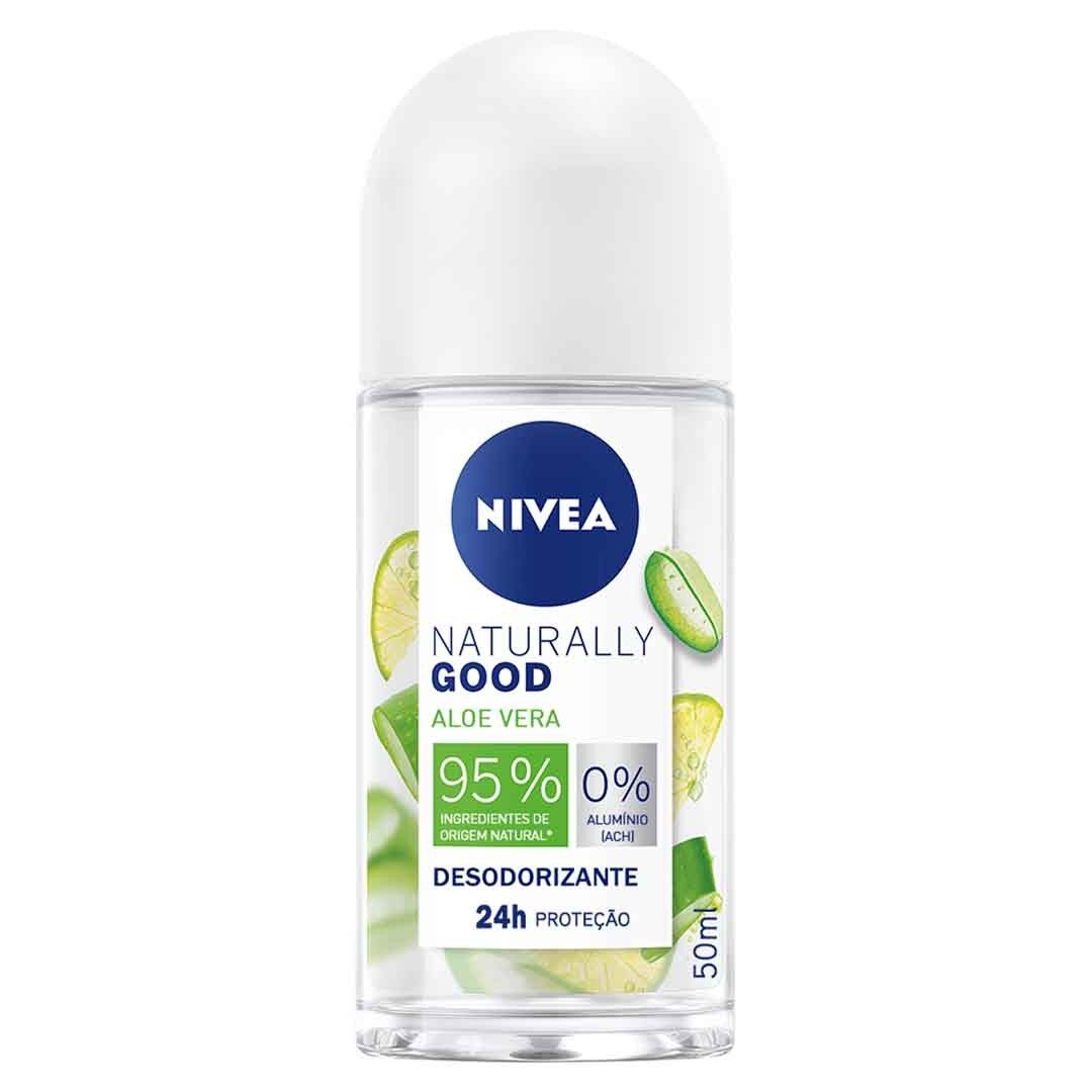 NIVEA  Naturally Good Desodorizante Roll-on Aloe Vera - 50ml