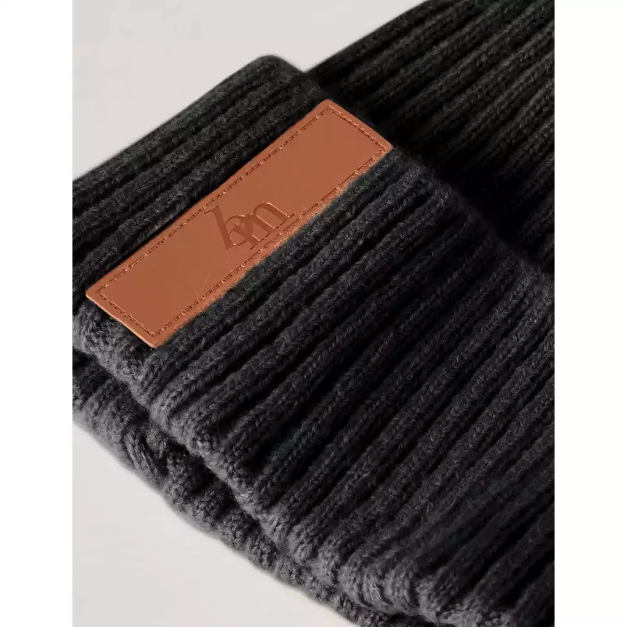 BabyMocs Mütze Vegan schwarz