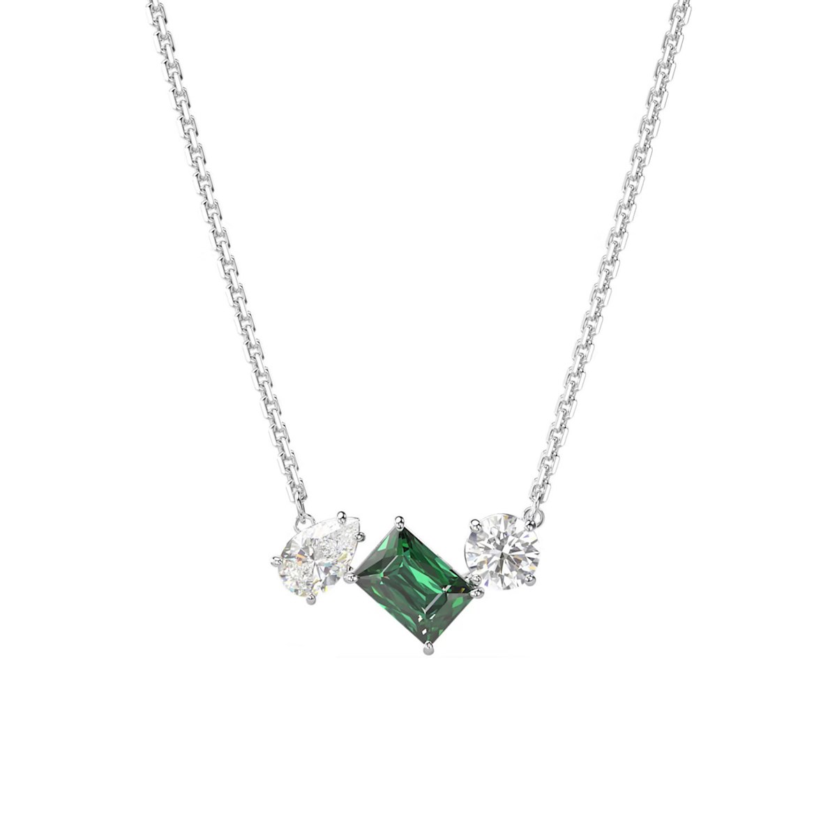 Collier Swarovski Mesmera cristal vert