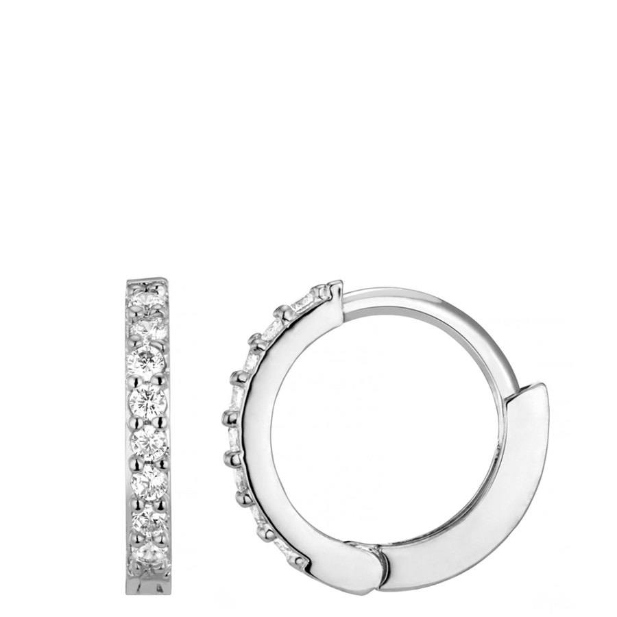 Orelia Jewellery Pave Mini Micro Hoops