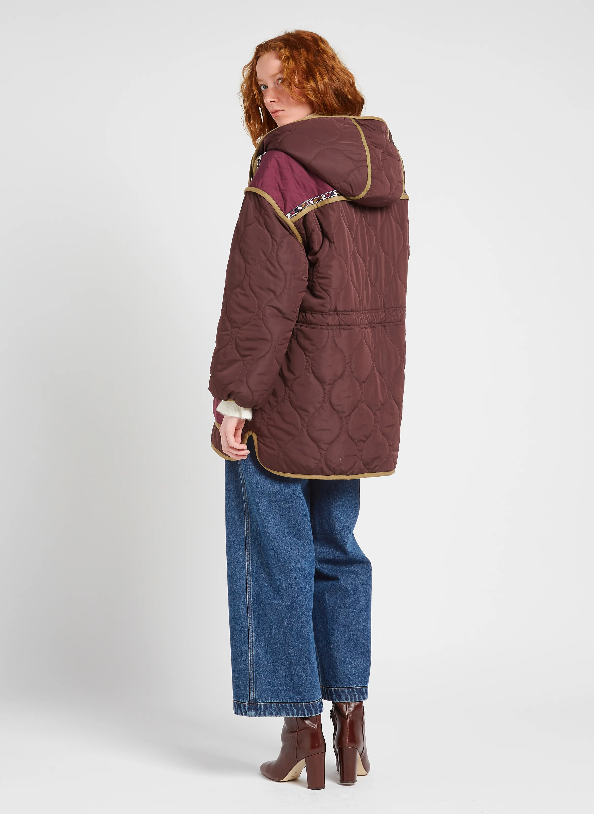 DOILLON - Jean large en coton | Bleu