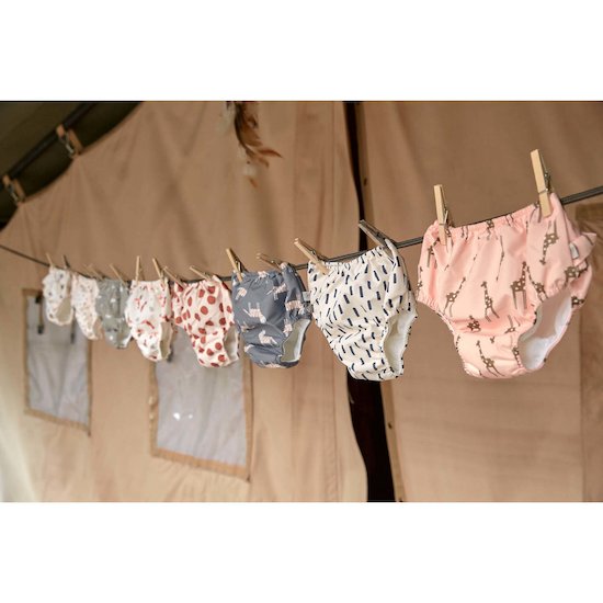 Couche Maillot de Bain   Petits traits écru gris        3-6 mois   de               Lässig