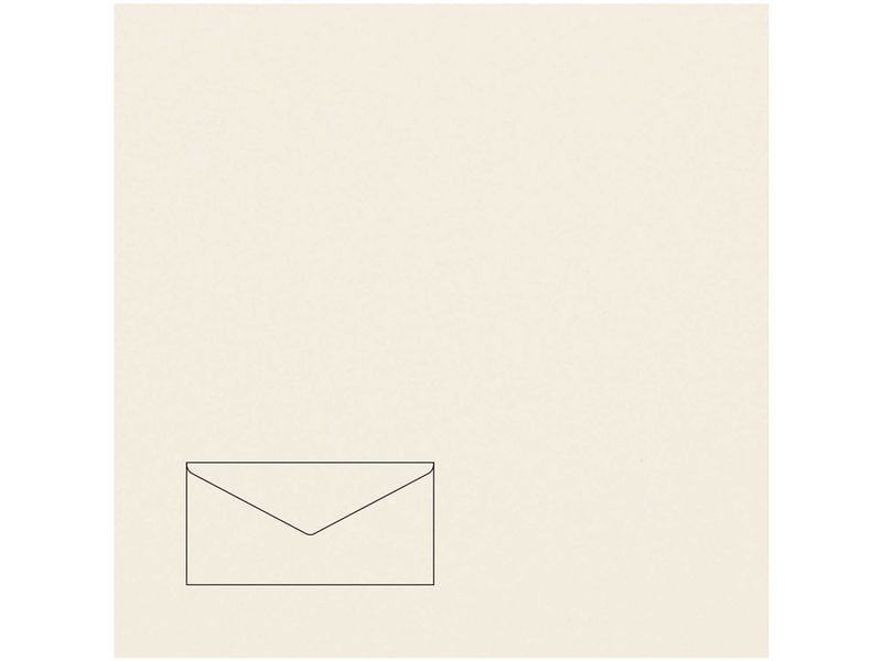 Rico Design Paper Poetry Essentials DL Umschlag Hellgelb Kuvert DIN Lang
