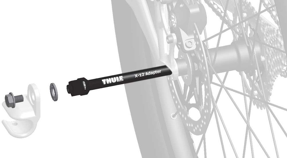 Thule Thru Axle Maxle M12 x 1.75 Achsadapter kaufen | Bike-Discount