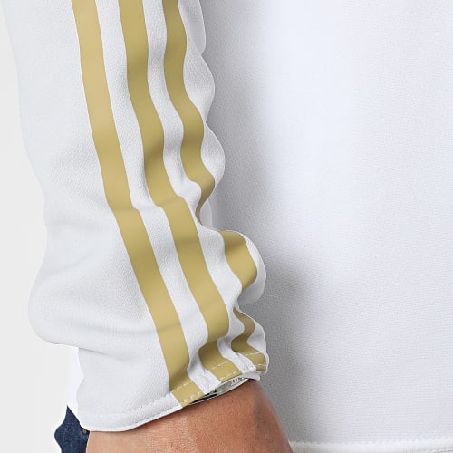 Tee Shirt Manches Longues A Bandes FAF 22 HF1457 Beige Clair