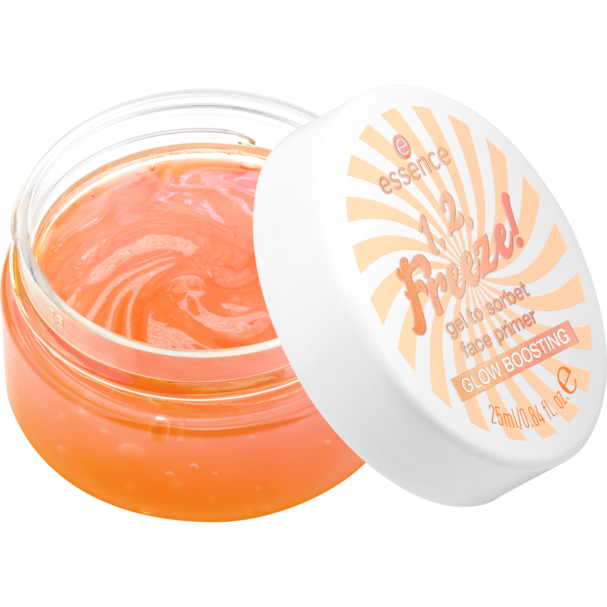 1, 2, Freeze! gel to sorbet face primer GLOW BOOSTING