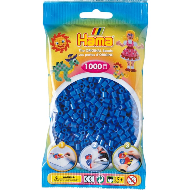 Hama Bügelperlen - 1000 Perlen - hellblau