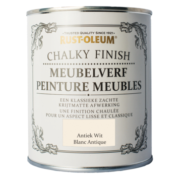 Rust-oleum Chalky Finish Meubelverf antiek wit 750 ml