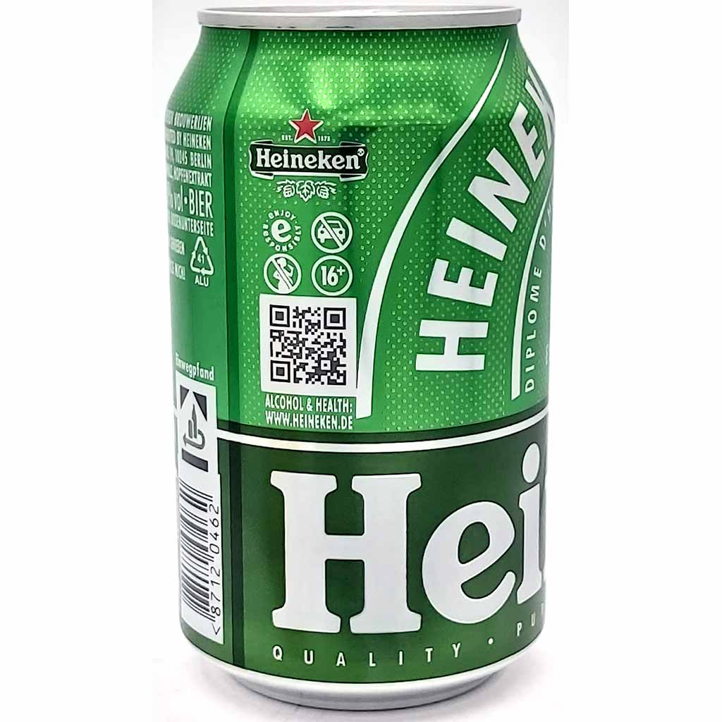 Heineken Bier 5,0 Vol.% DOSE 24x0,33L=7,92L MHD:30.7.25