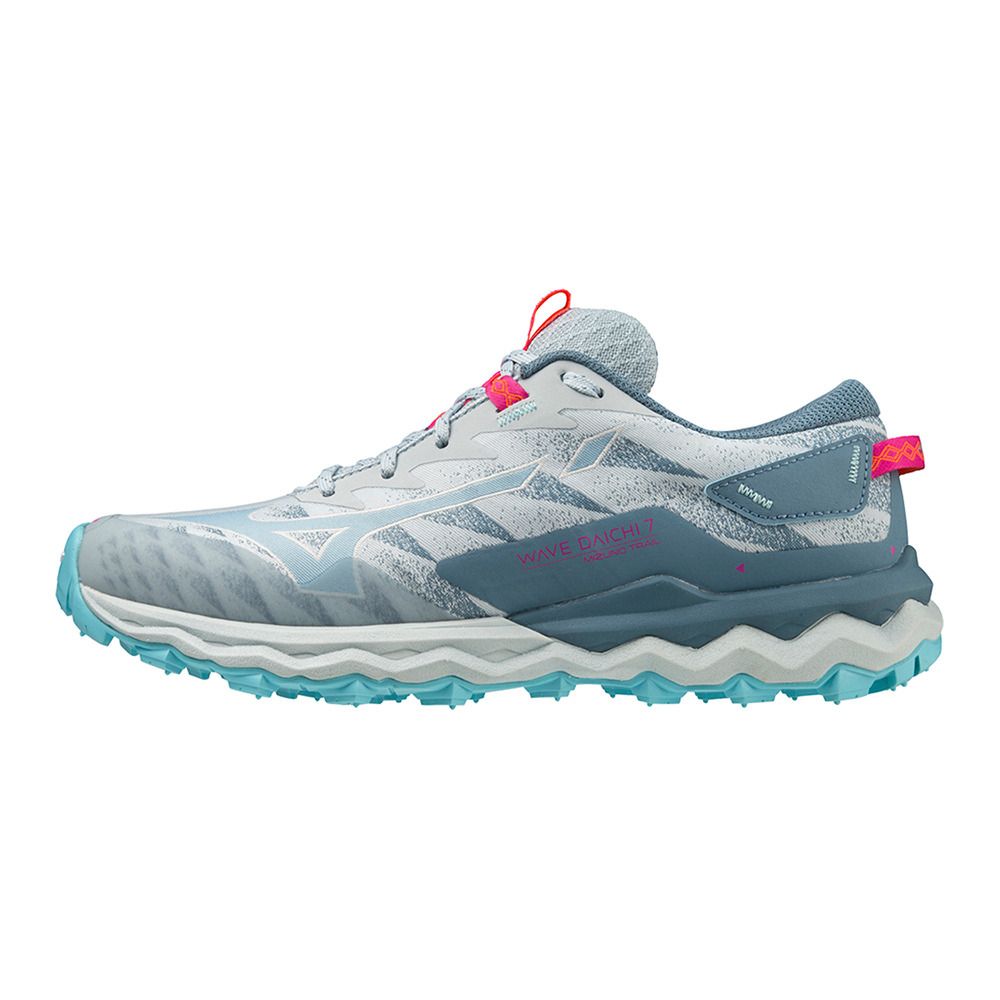 Mizuno WAVE DAICHI 7 - Chaussures trail Femme baby blue/forget-me-not/807 c