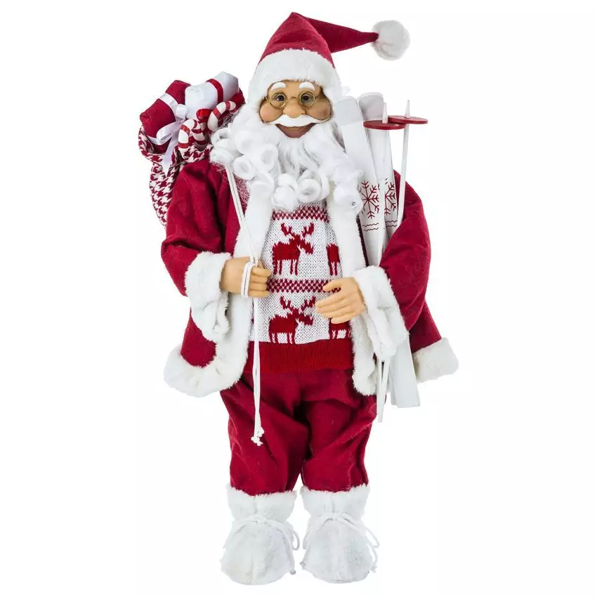Père Noël déco Traditionnel (H61 cm) Florestan