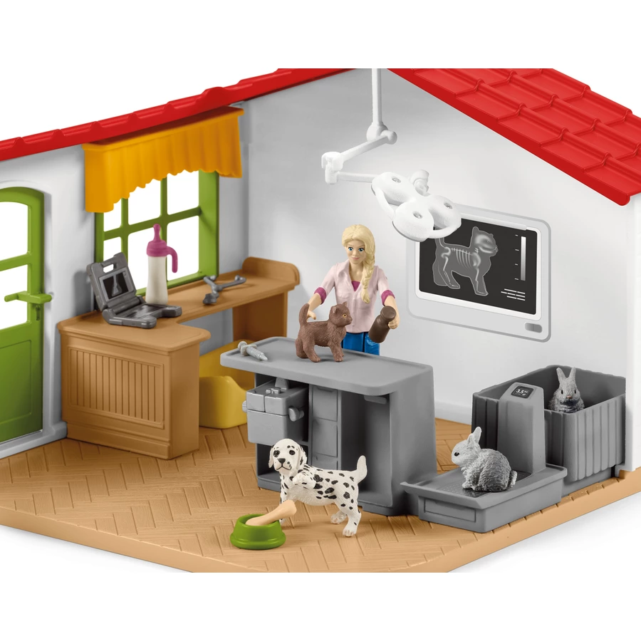 schleich® Tierarzt-Praxis mit Haustieren 42502