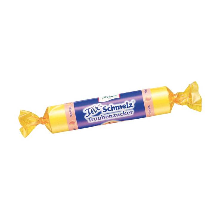 Tex-Schmelz Traubenzucker Pfirsich, 33 g