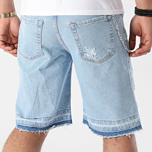 Short Jean SEU502 Bleu Wash