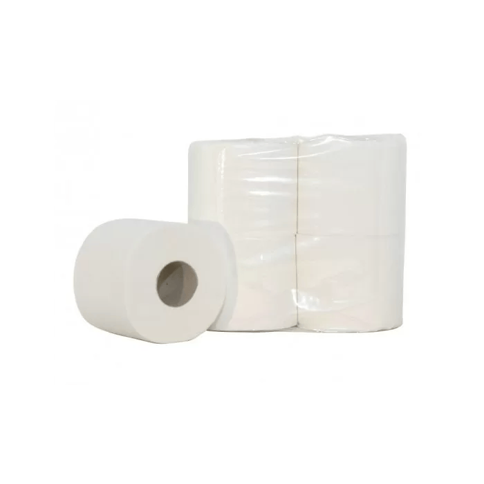 Toiletpapier 400vel 40rollen T4 Tissue 2-laags voordeelbundel Wit (8109000)