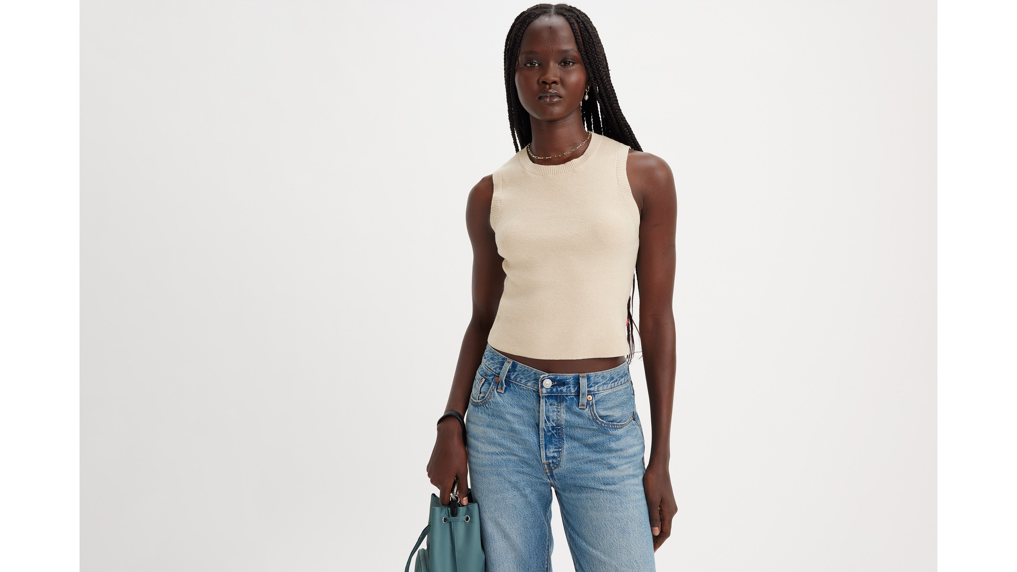 Tulip Tank Top - Brazilian Sand - Beige