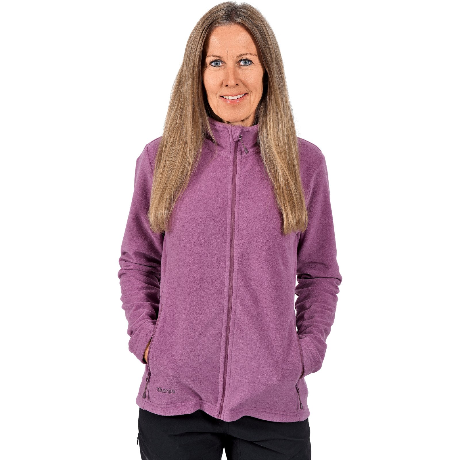 Sherpa Damen-Fleecejacke Pelden L, petrol