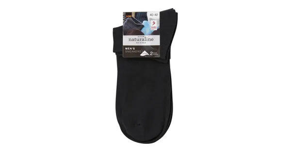 Naturaline Herren Sneaker Casual Duo Schwarz 40 - 42