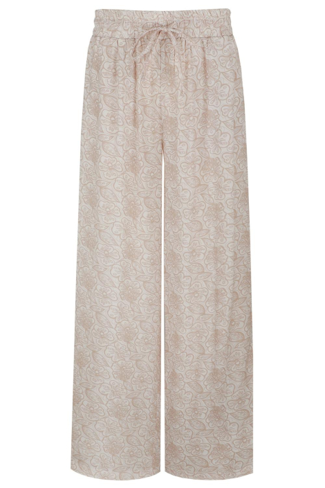 Fluresk beige dames broek