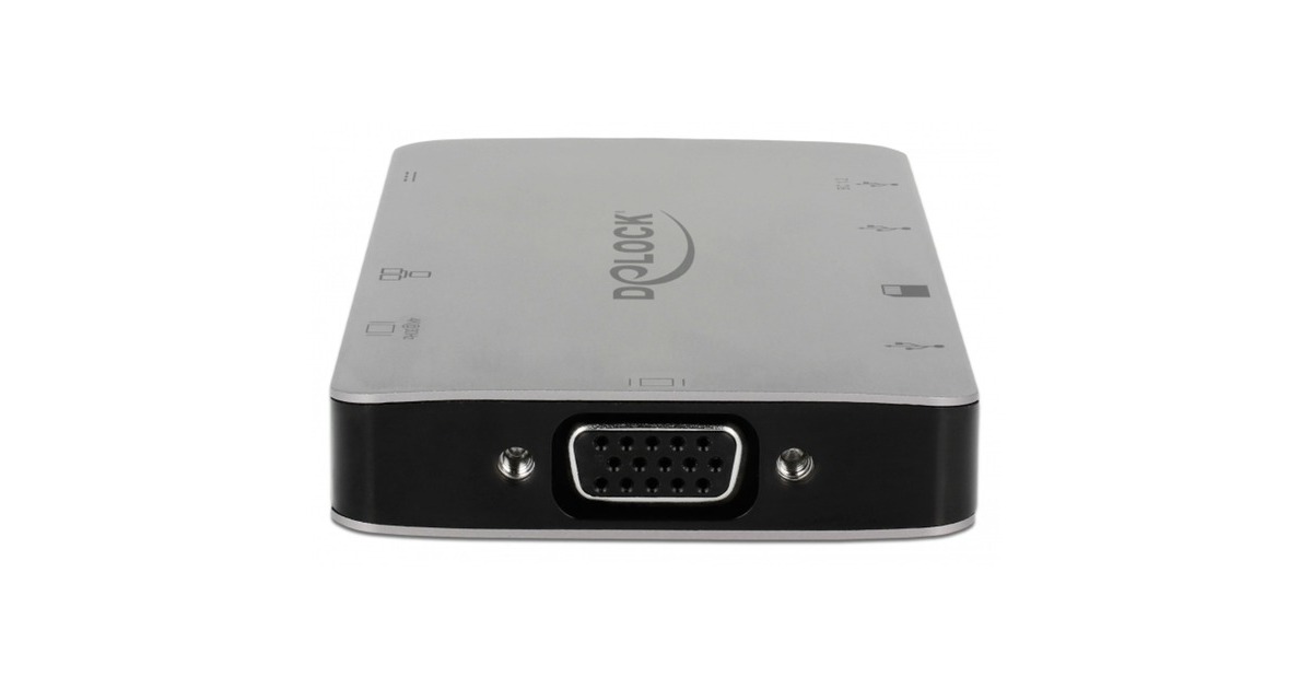 DeLOCKUSB Type-C dockingstation 4K  (Zilver)